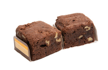 american brownie cake isolated