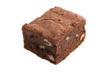 american brownie cake isolated