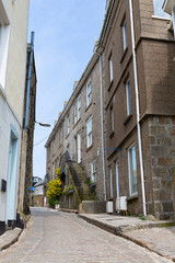 Fototapeta premium Narrow Cornish street,Cornwall,UK