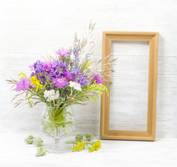 still life, flowers, a bouquet of flowers in a vase