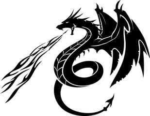 Black Dragon Side View