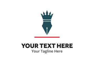 write logo , writer logo ,write icon writer icon flat style design with color for identity , business and button