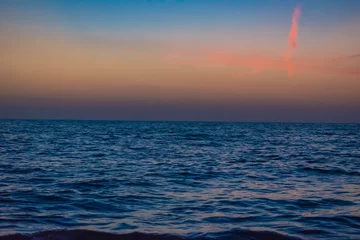 Cercles muraux Clearwater Beach, Floride Clearwater Beach, Floride. 24 juin 2019. Fond de coucher de soleil coloré sur les plages de la côte du golfe