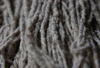 close-up of gray rope, background for text
