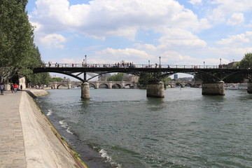 Pont des Arts sur la Seine à Paris