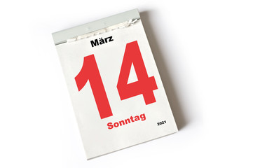 14. März 2021