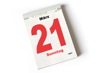 21. März 2021