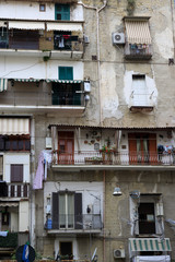 Fototapeta na wymiar Naples buildings