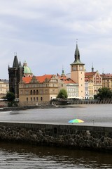 praha, river, city, architecture, water, vltava, tower, czech, town, church, old, building, cityscape, cathedral, house, view, landmark, 