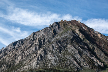 Fototapeta na wymiar Rugged Mountain Peak