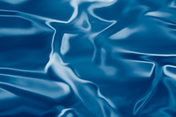 . Blue liquid shiny background.