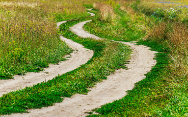 Ground country road.