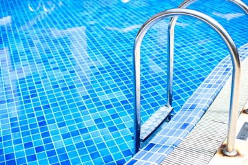Swimming pool with stair