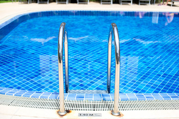 Swimming pool with stair