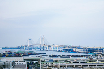 大きな橋,海,川,ベイブリッジ