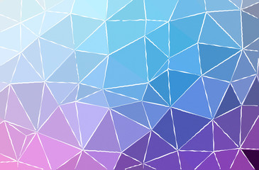 Abstract illustration of blue and purple White lines paint background