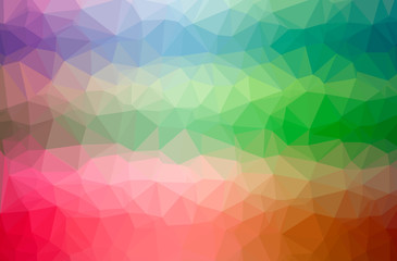 Abstract illustration of green, pink, red Watercolor Wash background