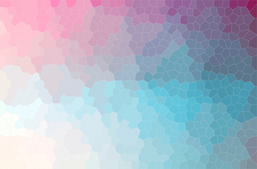 Abstract illustration of blue and red Small Hexagon background