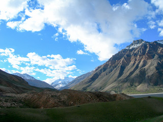 Trekking in the Himalayan mountains in Northern India