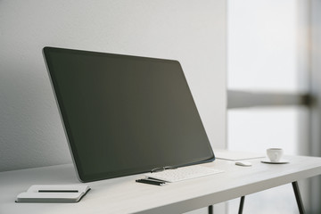 Creative desktop with computer