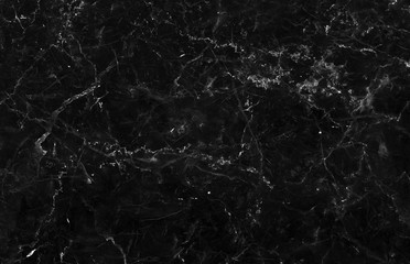 Obraz na płótnie Canvas Black marble background texture natural stone pattern abstract for design art work. Marble with high resolution f