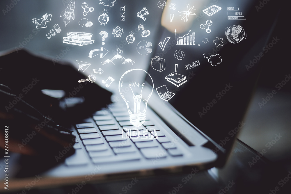 Poster technology, software and idea concept