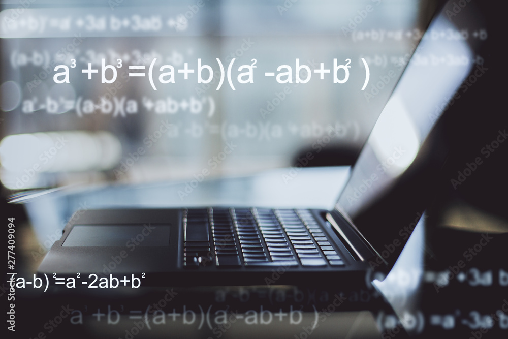 Poster programming and computing concept