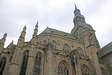 Fototapeta na wymiar St Sauveur Cathedral, Dinan