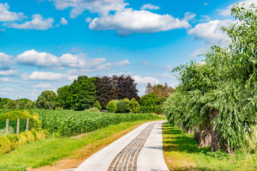 country cobble road