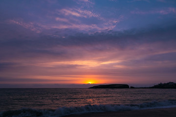 Obraz premium sunset ocean