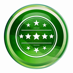 Premium badge icon Natural Green Round Button