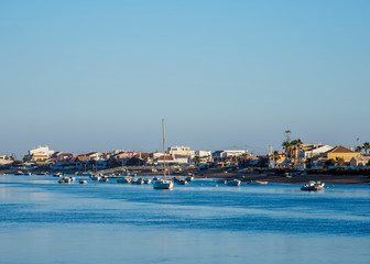 Fototapeta premium Ilha de Faro, Ria Formosa Natural Park, Faro, Algarve, Portugal