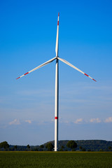 Fototapeta na wymiar Wind Turbine in the Countryside
