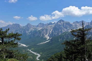 Fototapeta na wymiar Mountains Albania