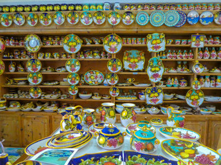 ceramics in grand bazaar