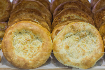 Tandyr nan or lepeshka, tarditional asian bread