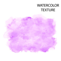 Obraz premium Abstract soft pink textured watercolor splash isolated on white paper background. Watercolor splash EPS 10