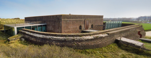 Panoramic view of Fort Napoleon, Ostend, Belgium, Europe