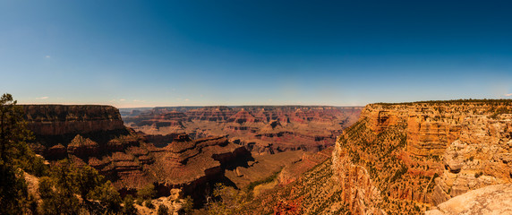 Panoramic view of the South Rim Grand Canyon National Park, Arizona, USA