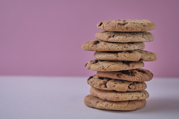 Classic American chocolate cookies.