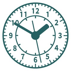 Clock icon. World time concept. Business background.