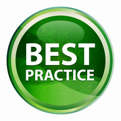 Best Practice Natural Green Round Button