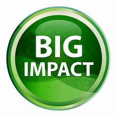 Big Impact Natural Green Round Button