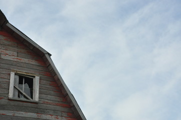 Broken Barn Window