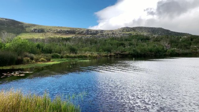 Silvermine Lake in Western Cape South Africa