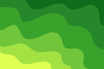 Fototapeta premium Abstract green wave background.