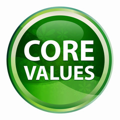 Core Values Natural Green Round Button