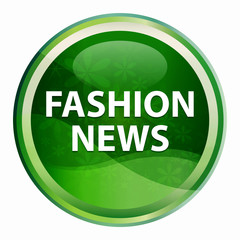 Fashion News Natural Green Round Button