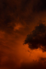 sky with clouds