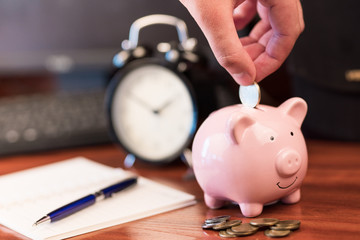 Piggy Bank, Concept of saving	